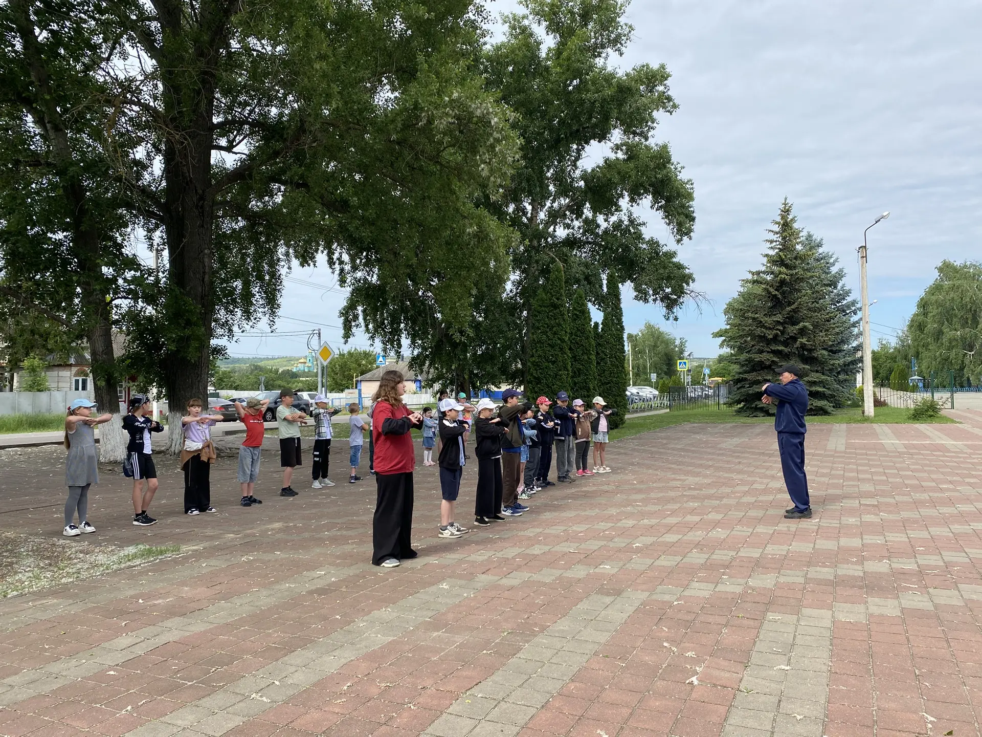 Пятый день в детском школьном оздоровительном лагере с дневным пребыванием "Огонёк" и л...