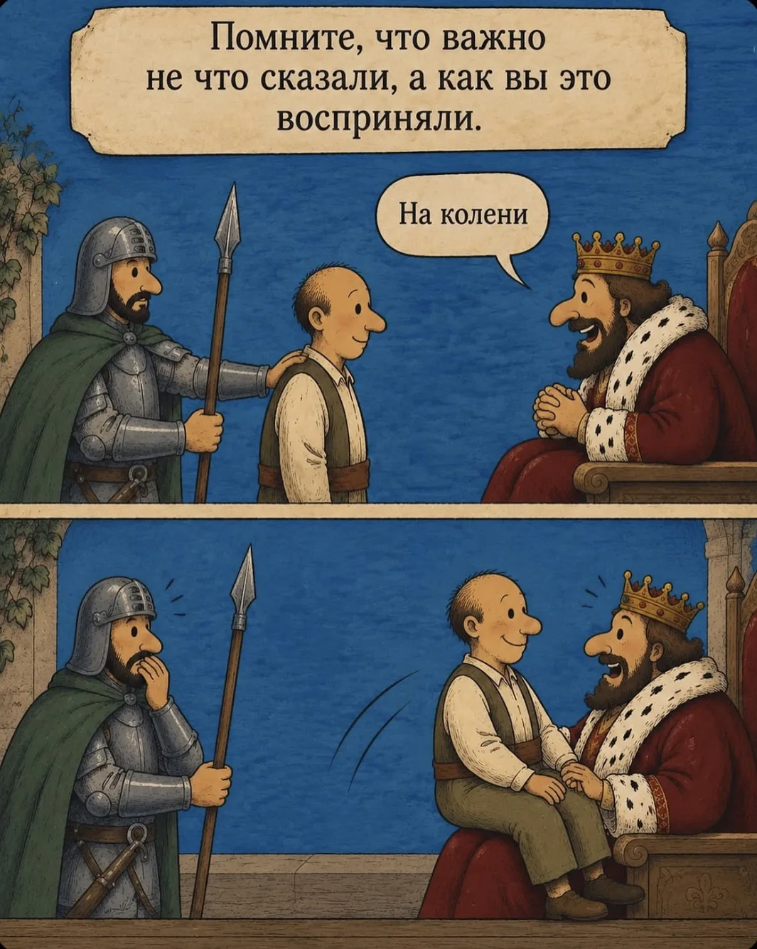 Важно не что сказали, а как ты это восприняла