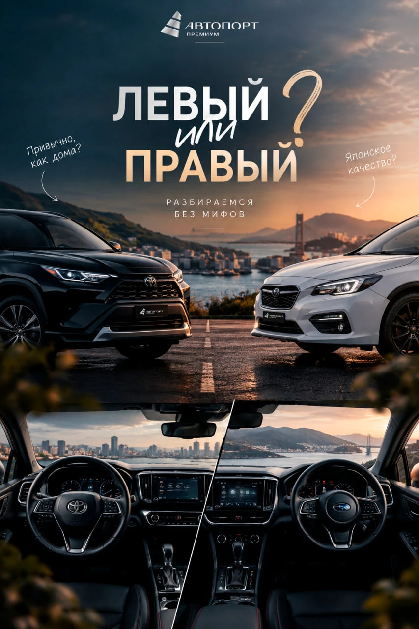 😑 «Правый руль — это неудобно!» А вы точно пробовали?