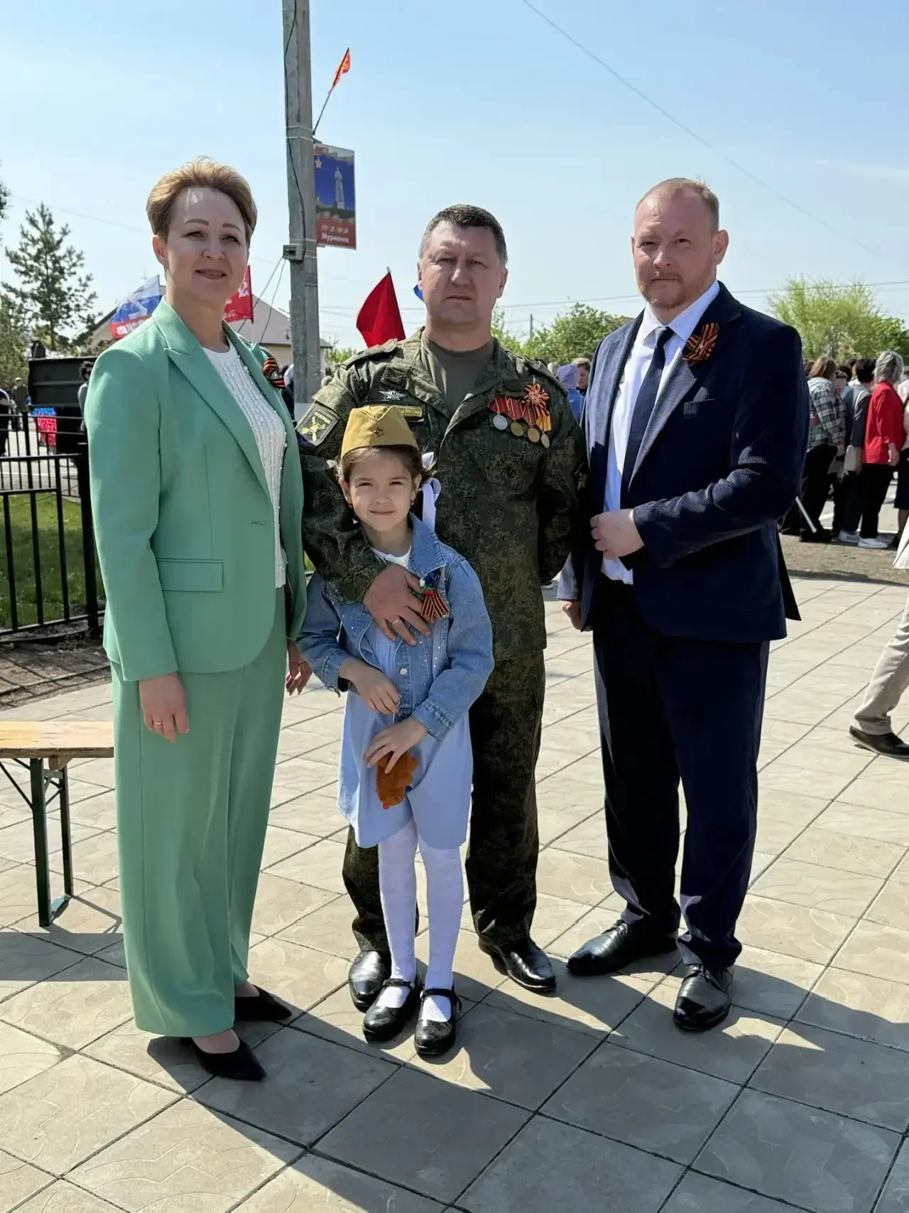 День Победы: память, гордость, единство  Сегодня в Подгородне-Покровском сельсовете проходят  торжес