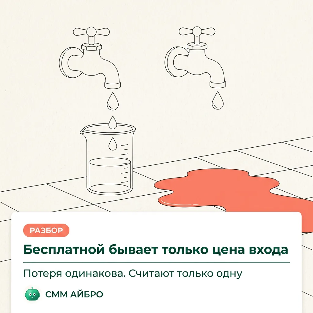 🌿 Бесплатной бывает только цена входа