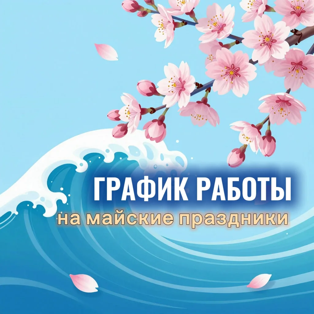 График работы офиса АО «СахПасФлот » на майские праздники  🌷 30 апреля – до 16:15  🌷 1 мая –  День В
