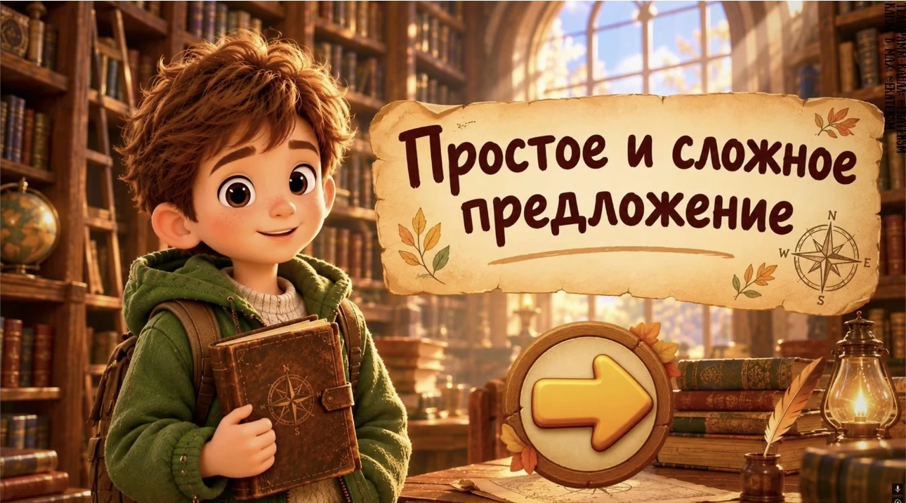 Комплексный урок по теме "Простое и сложное предложение" - 3,4 класс