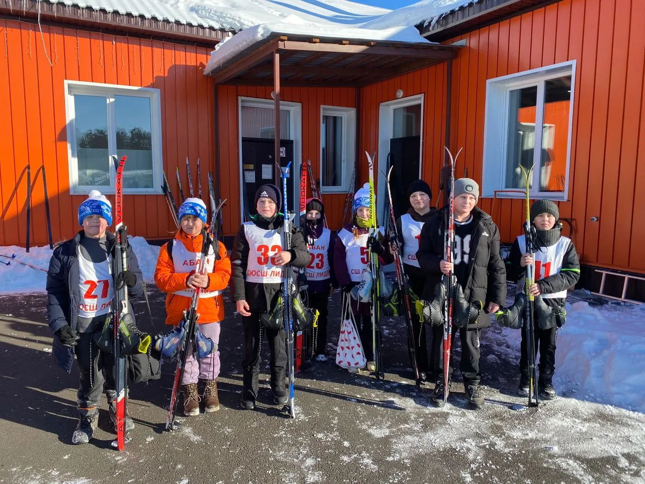 ⛷️Сегодня обучающиеся нашей школы совместно с обучающимся Вознесенской школы приняли уч...