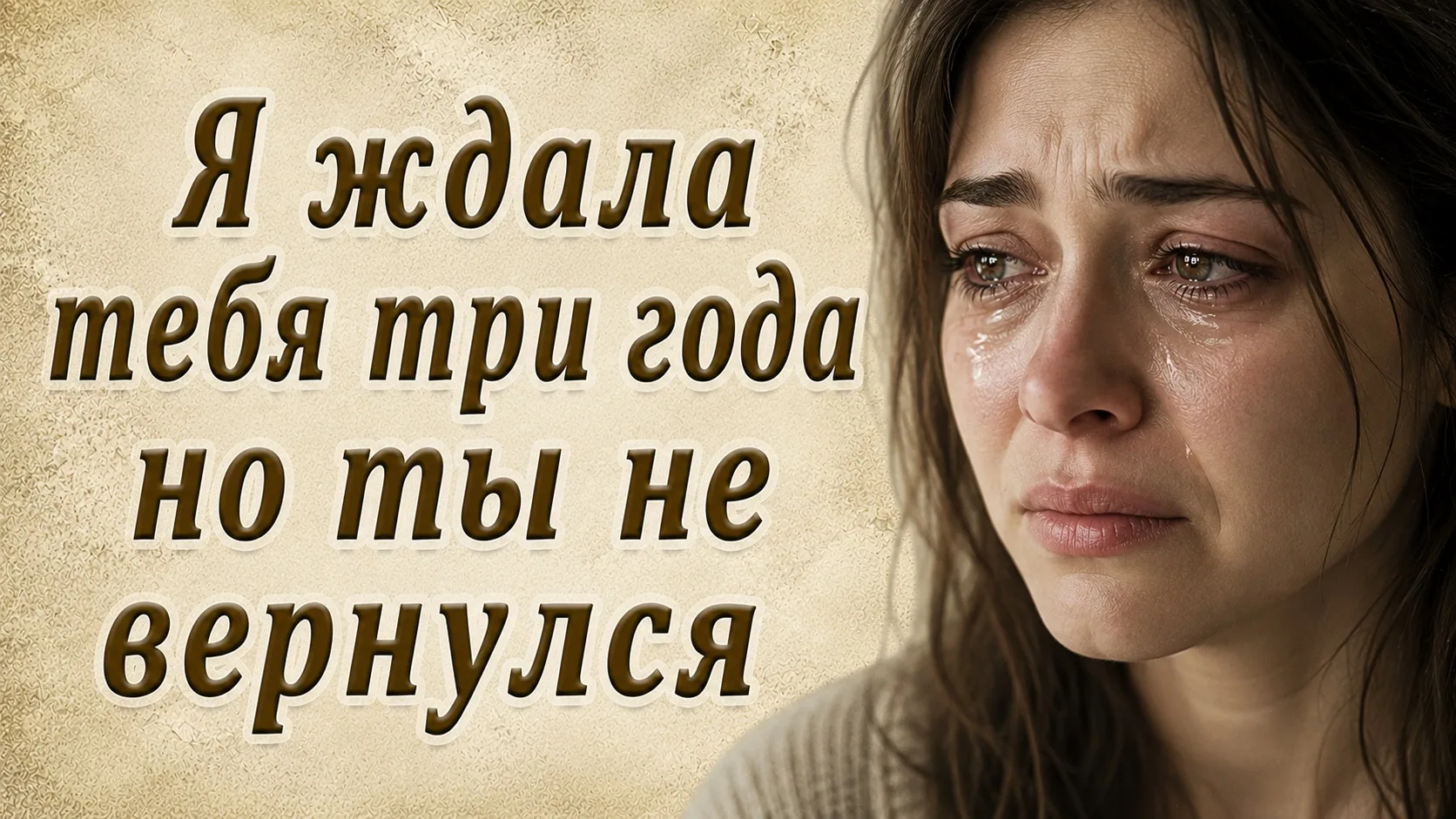 Я ЖДАЛА ТЕБЯ ТРИ ГОДА. НО ТЫ НЕ ВЕРНУЛСЯ.