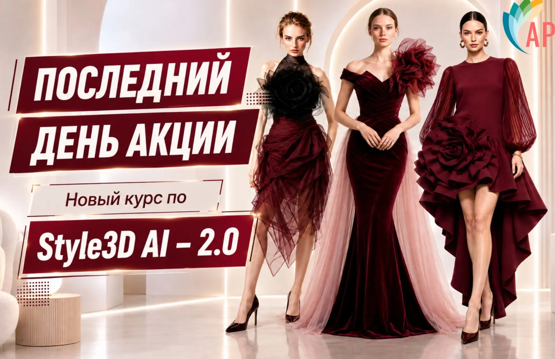 🔥 Сегодня завершается акция на новый онлайн-курс «Нейросеть Style3D AI – 2.0. Генераци...