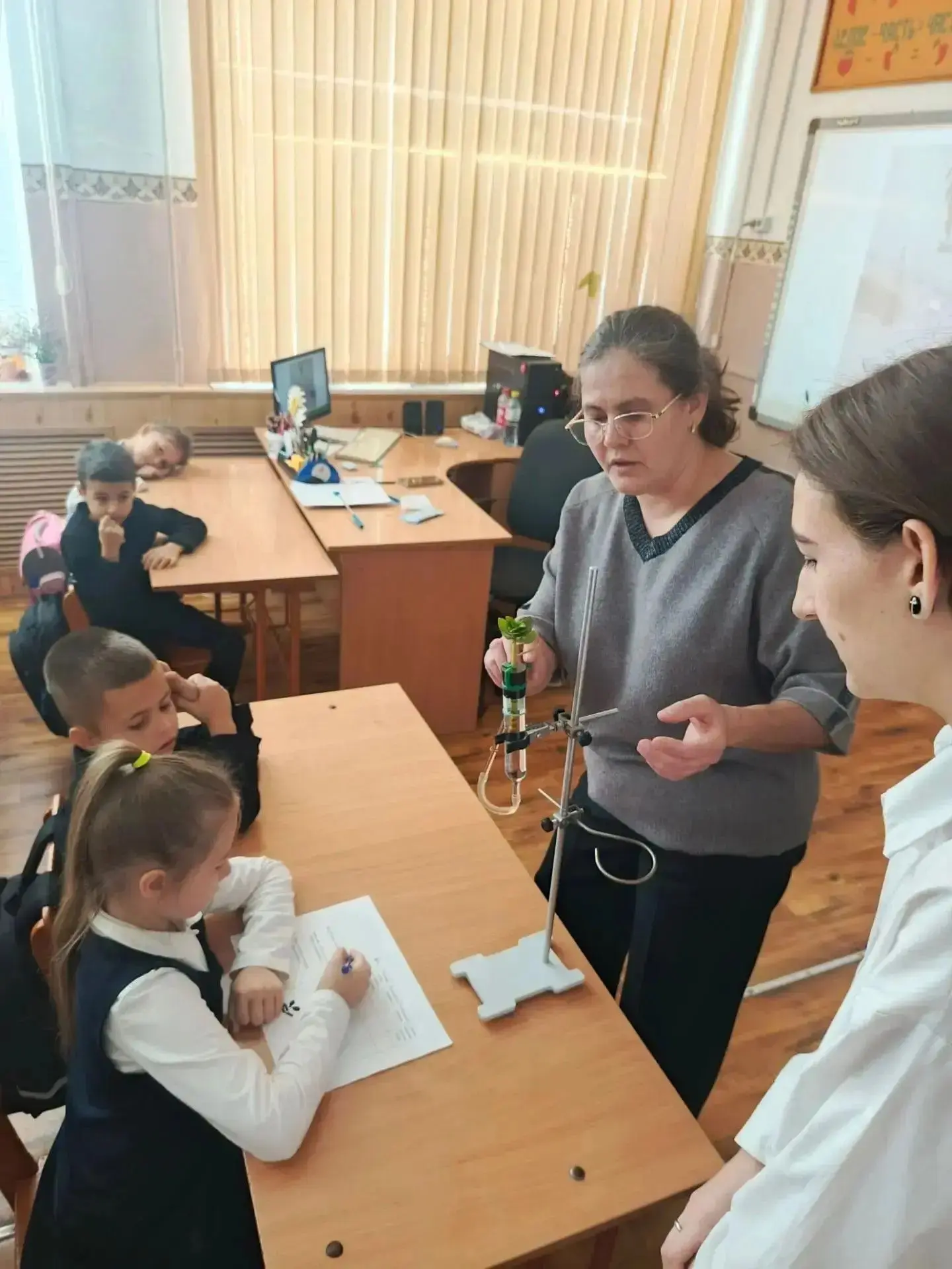«Большие» знания для первоклассников: урок наставничества в школе