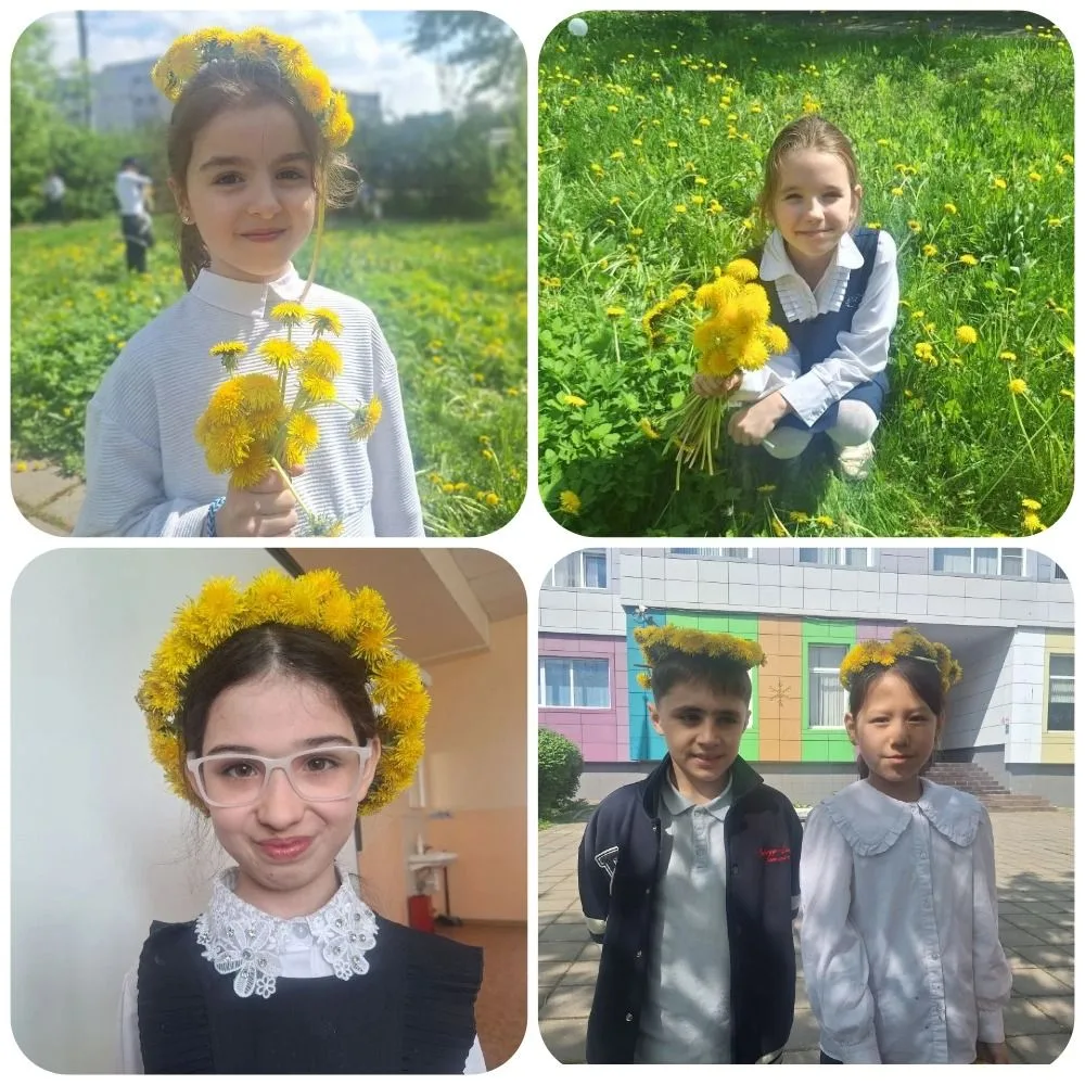 День одуванчика: праздник солнца и детства! В начальной школе 13 мая прошёл весёлый и яркий праздник