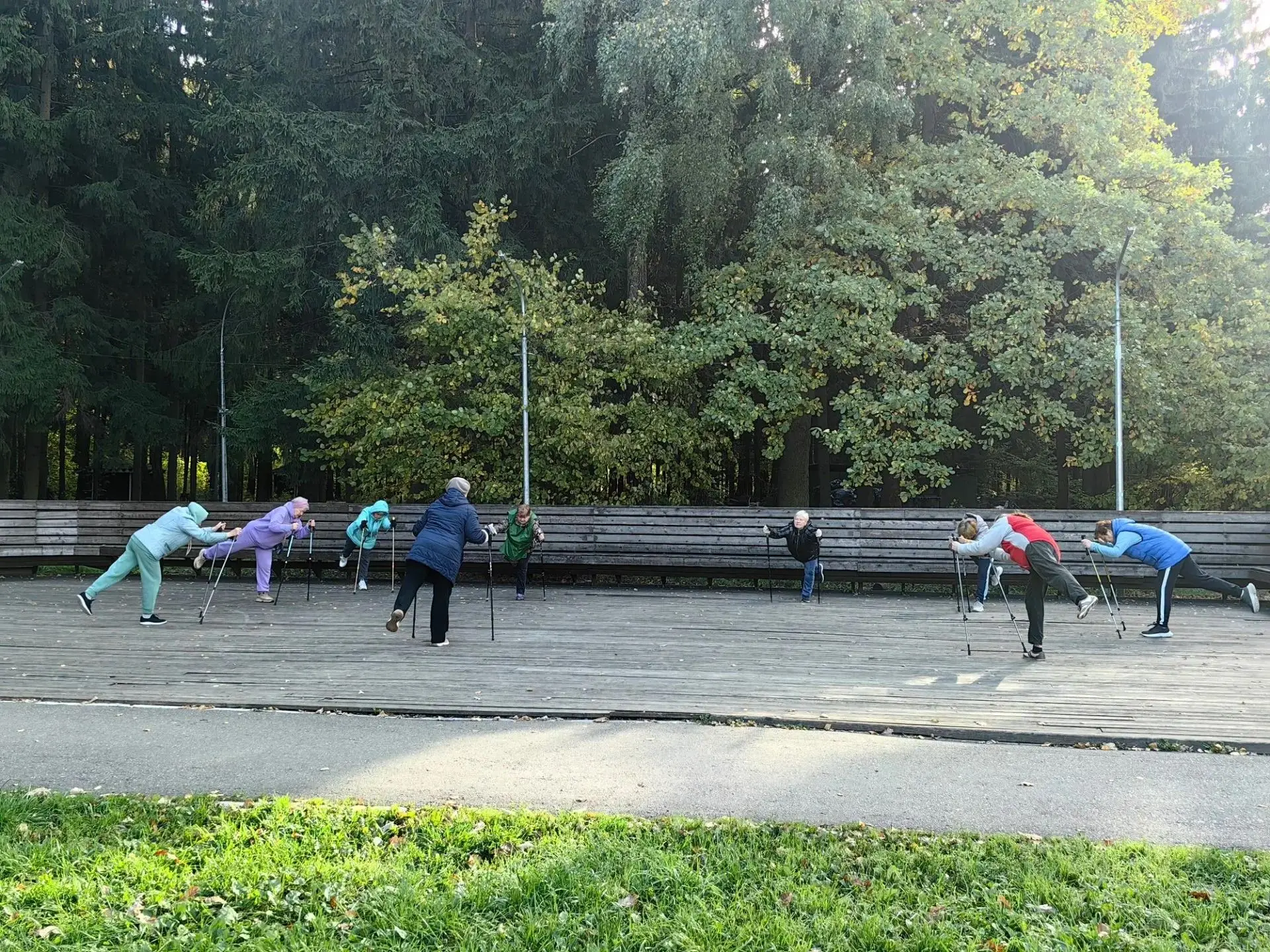 🚶‍♀️ Скандинавская ходьба в парке «Мечта»🚶