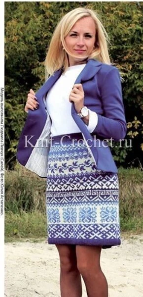 Схемы для жаккардовой юбочки