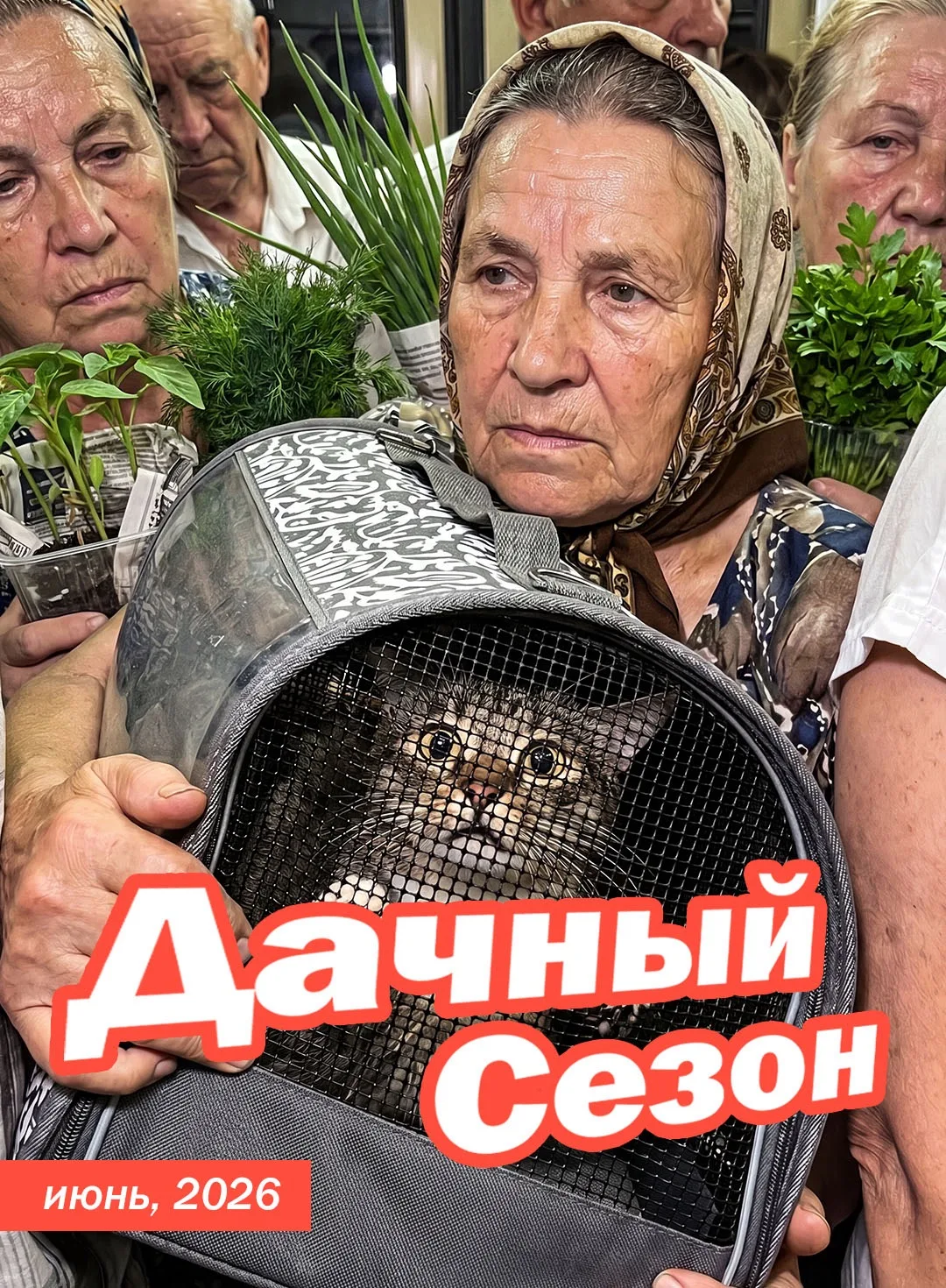 Поездка в электричке в дачный сезон ощущается примерно так.