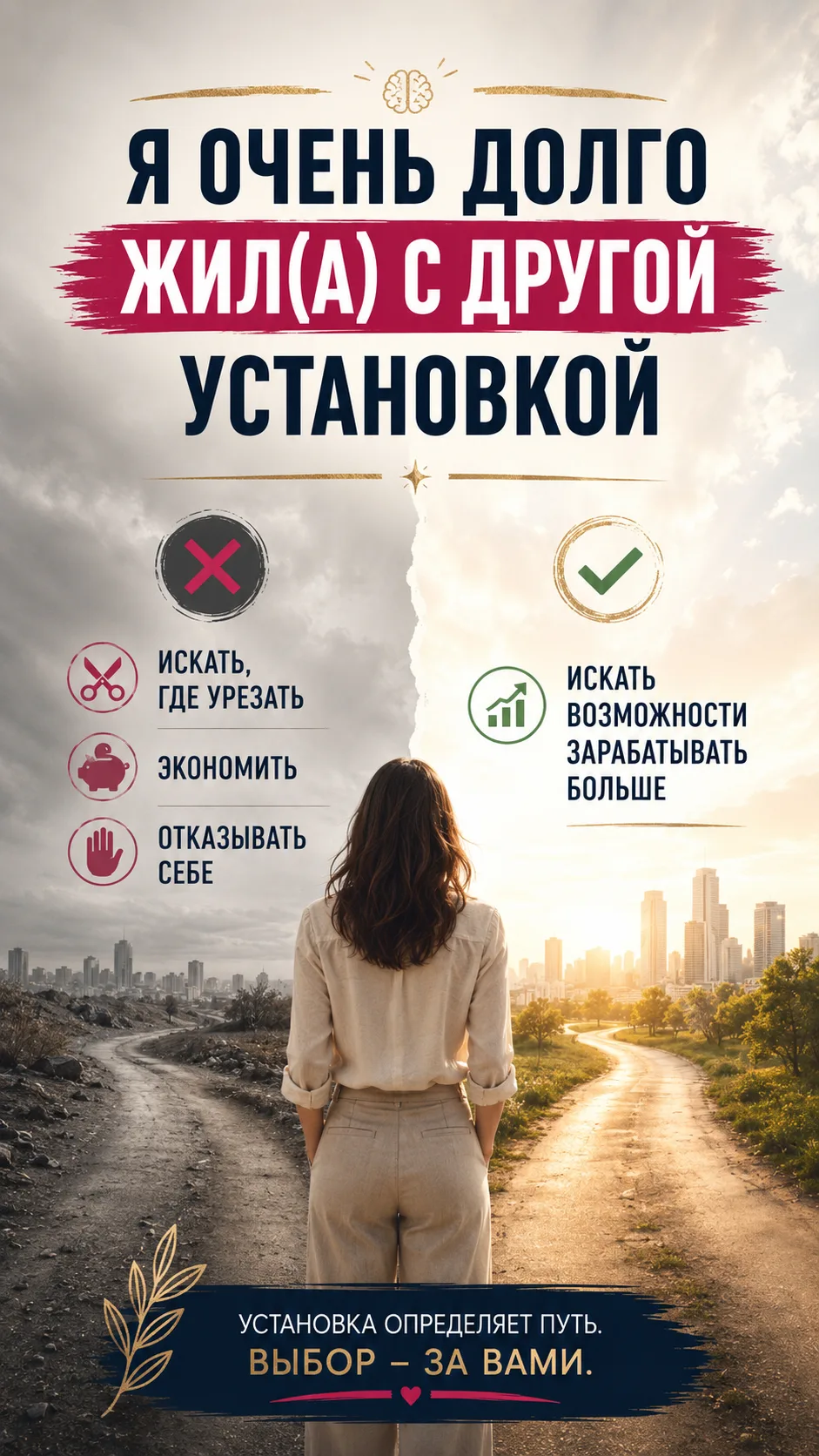 Раньше, когда денег не хватало, я тоже думала примерно так: