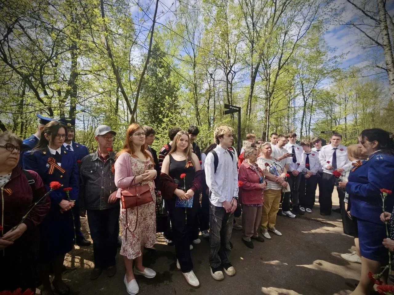 #кт_мтуси🎓  5 мая студенты Колледжа телекоммуникаций МТУСИ приняли участие в мемориально-патронатной