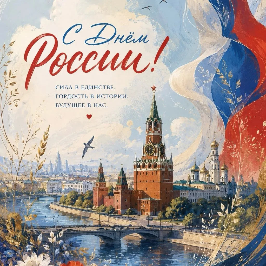 🇷🇺 С Днём России!  

Сегодня вся наша большая и прекрасная страна отмечает праздник свободы, единс