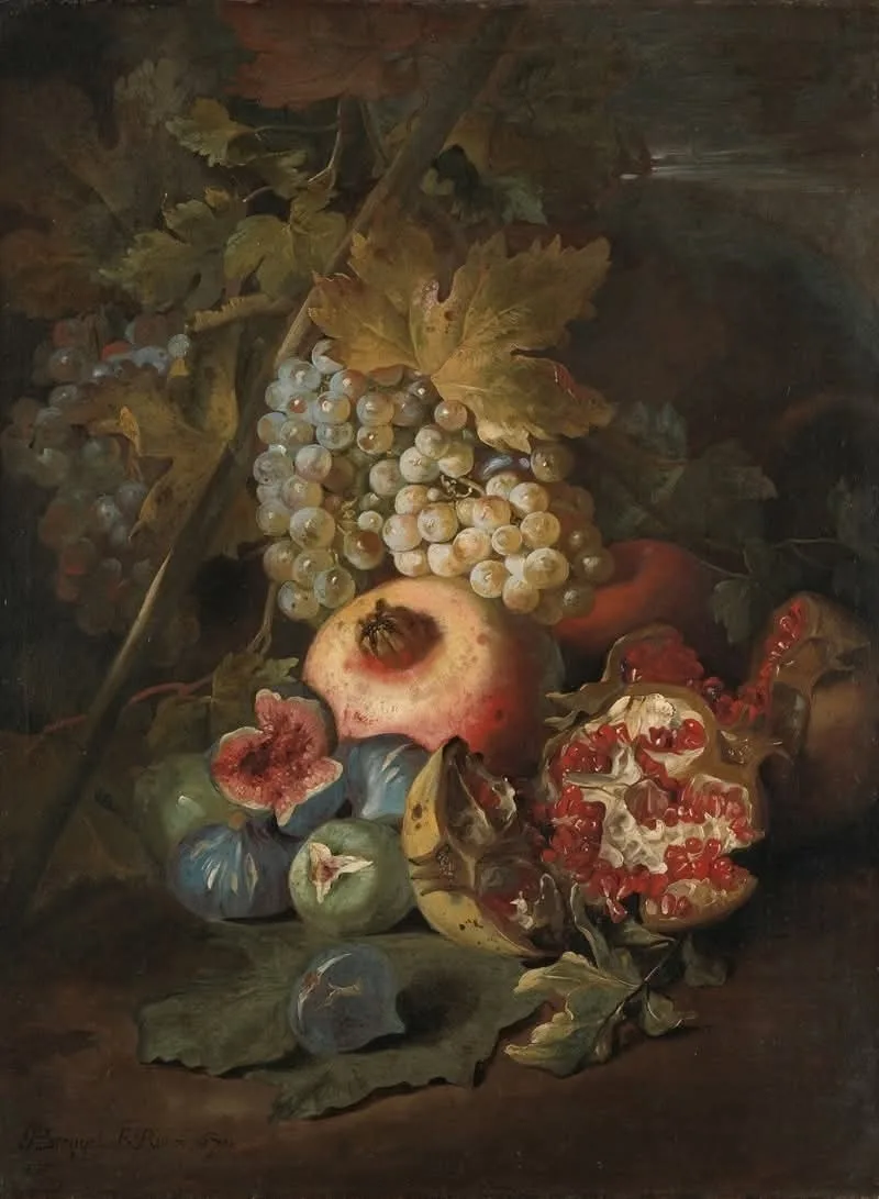"Натюрморт с фруктами" (нидерл. Stilleven met vruchten), ок. 1670 г.