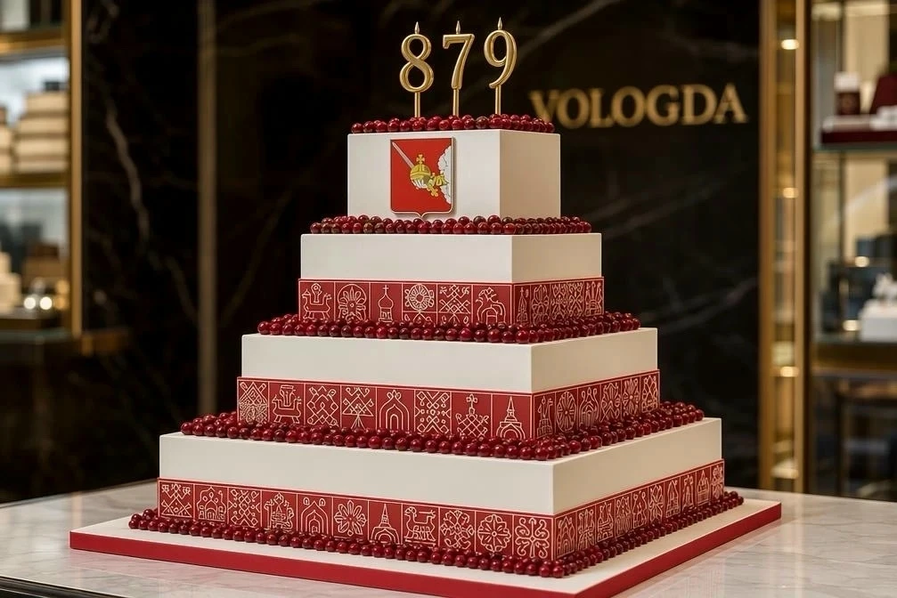 В Вологде испекут 120-килограммовый торт с брусникой и гербом. Хватит на 1200 человек. Главное — что