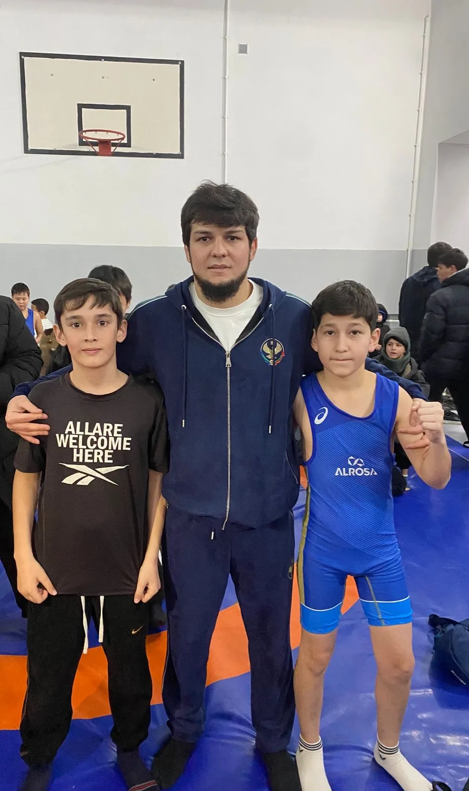 Живая легенда в гостях! 🤼‍♂️✨ Сегодня  в нашей школе произошло по-настоящему историческое событие! П