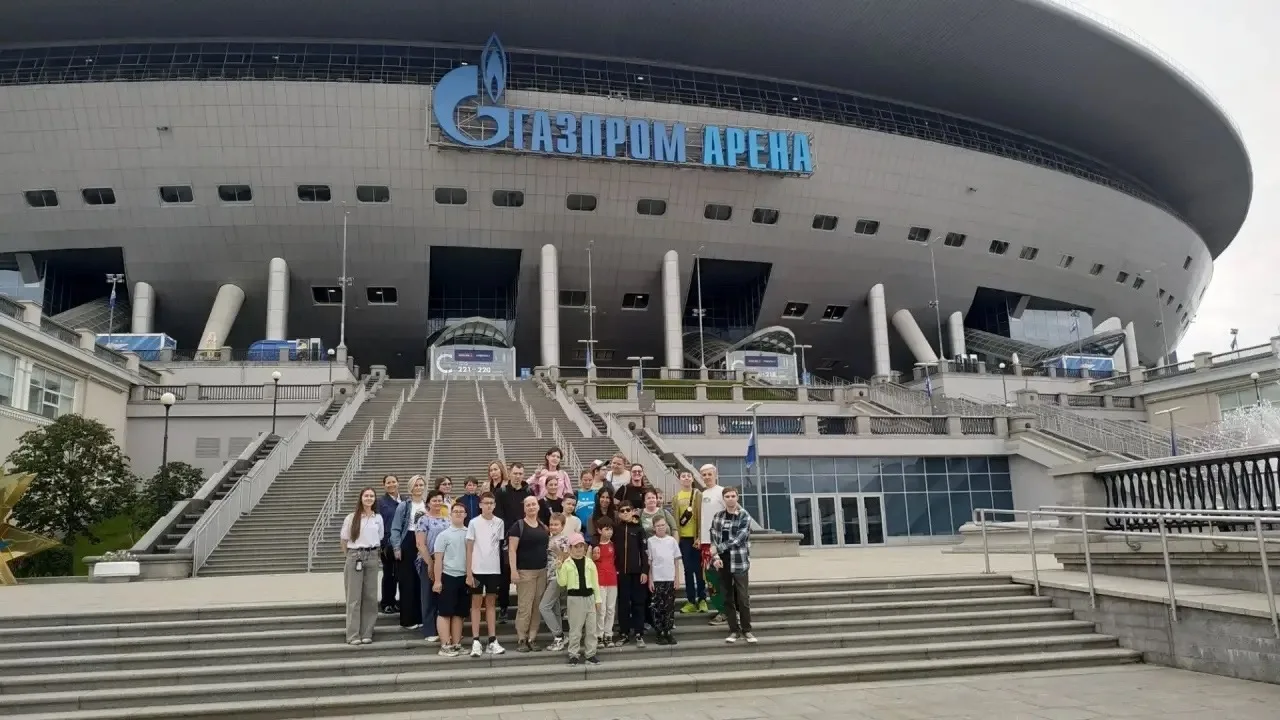 ⚽️ 18 августа ребята нашего центра побывали на легендарной «Газпром Арене» — домашнем с...
