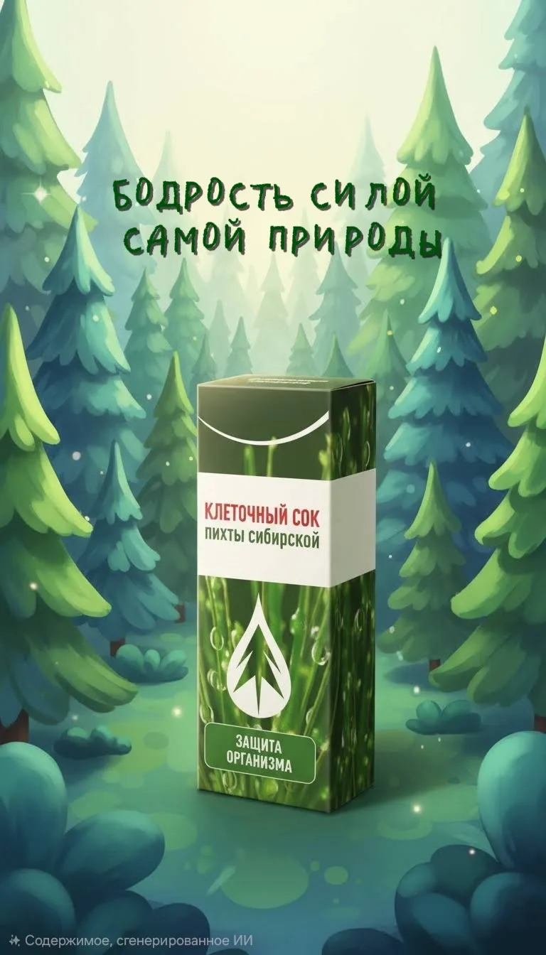 🌲 Сила тайги в каждой капле: почему клеточный сок пихты — это база вашего здоровья?