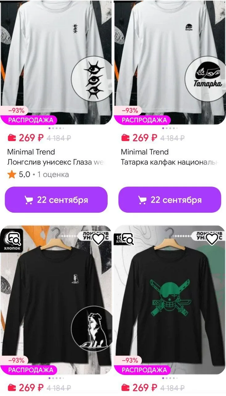 От минимальной цены