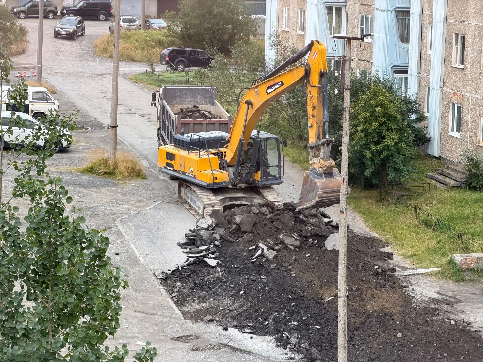 ✅ На Гвардейском проспекте стартовали дорожные работы