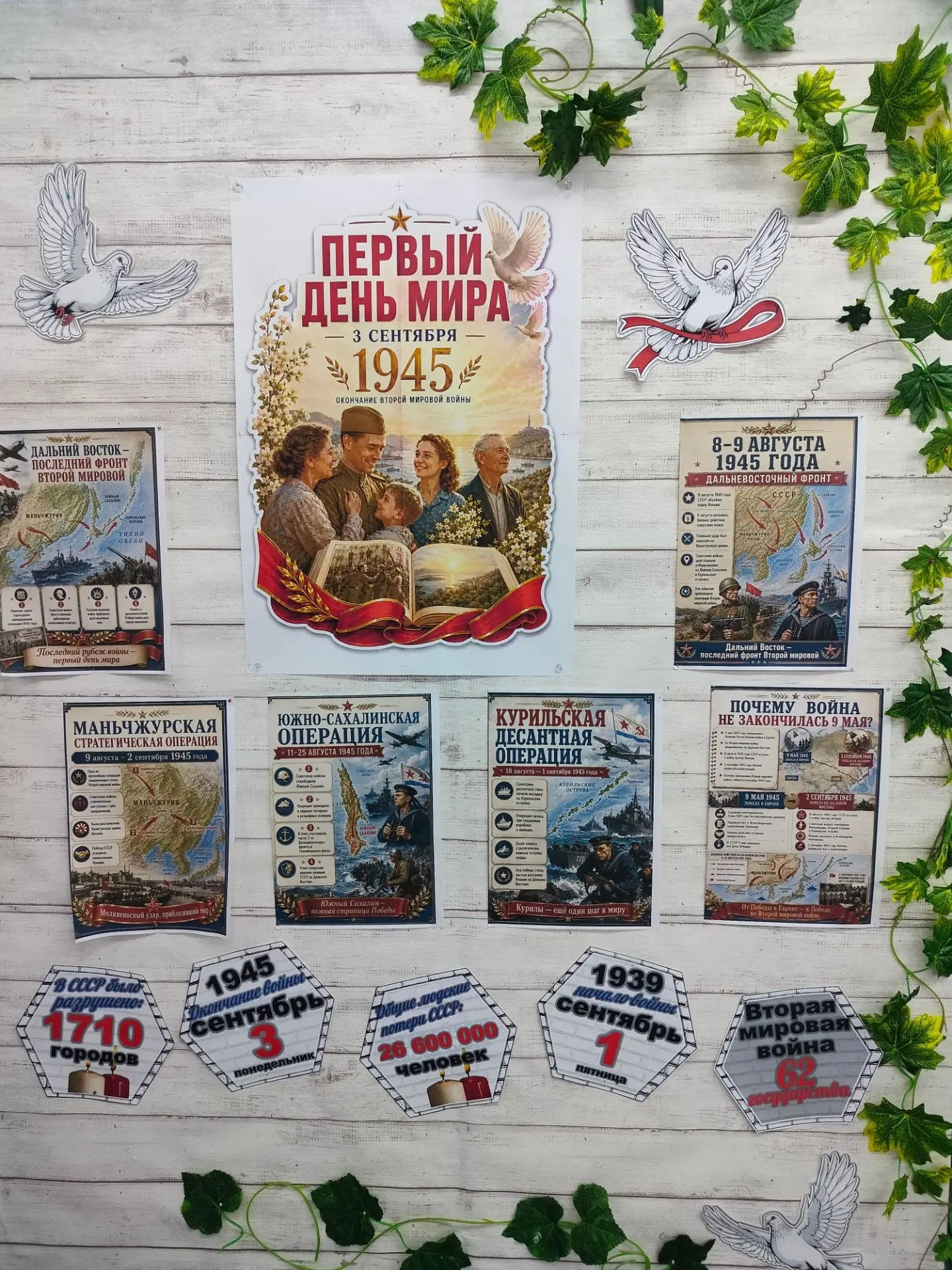 🧾2 сентября 1945 года была подписана капитуляция Японии, что поставило окончательную т...