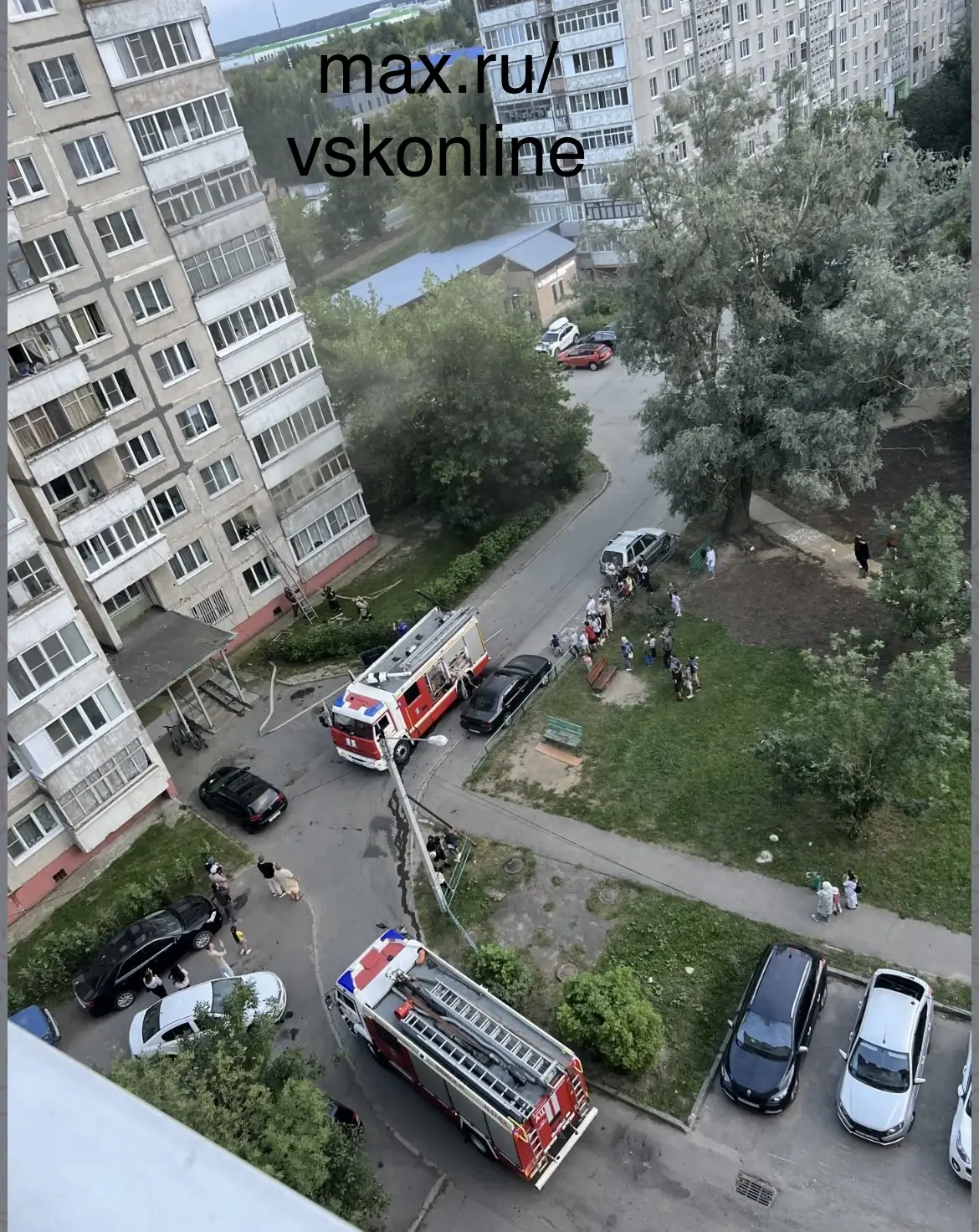 Пожар в Новлянске.