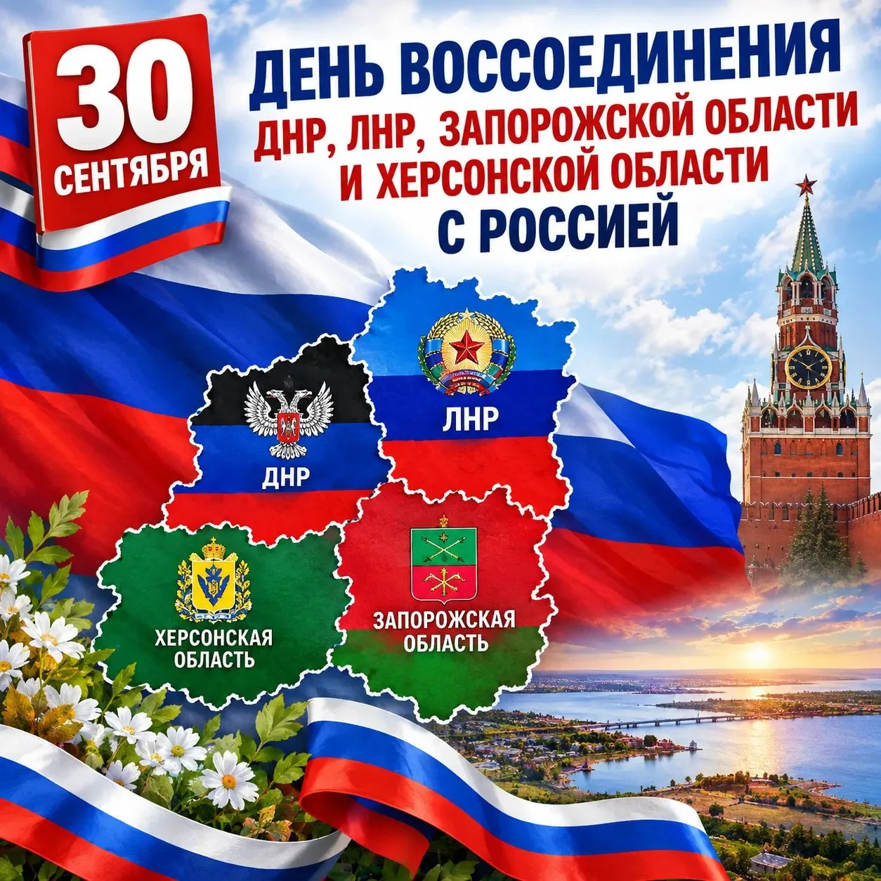 📆30 сентября – особенная дата в истории России! 🇷🇺 Сегодня мы отмечаем День воссоеди...
