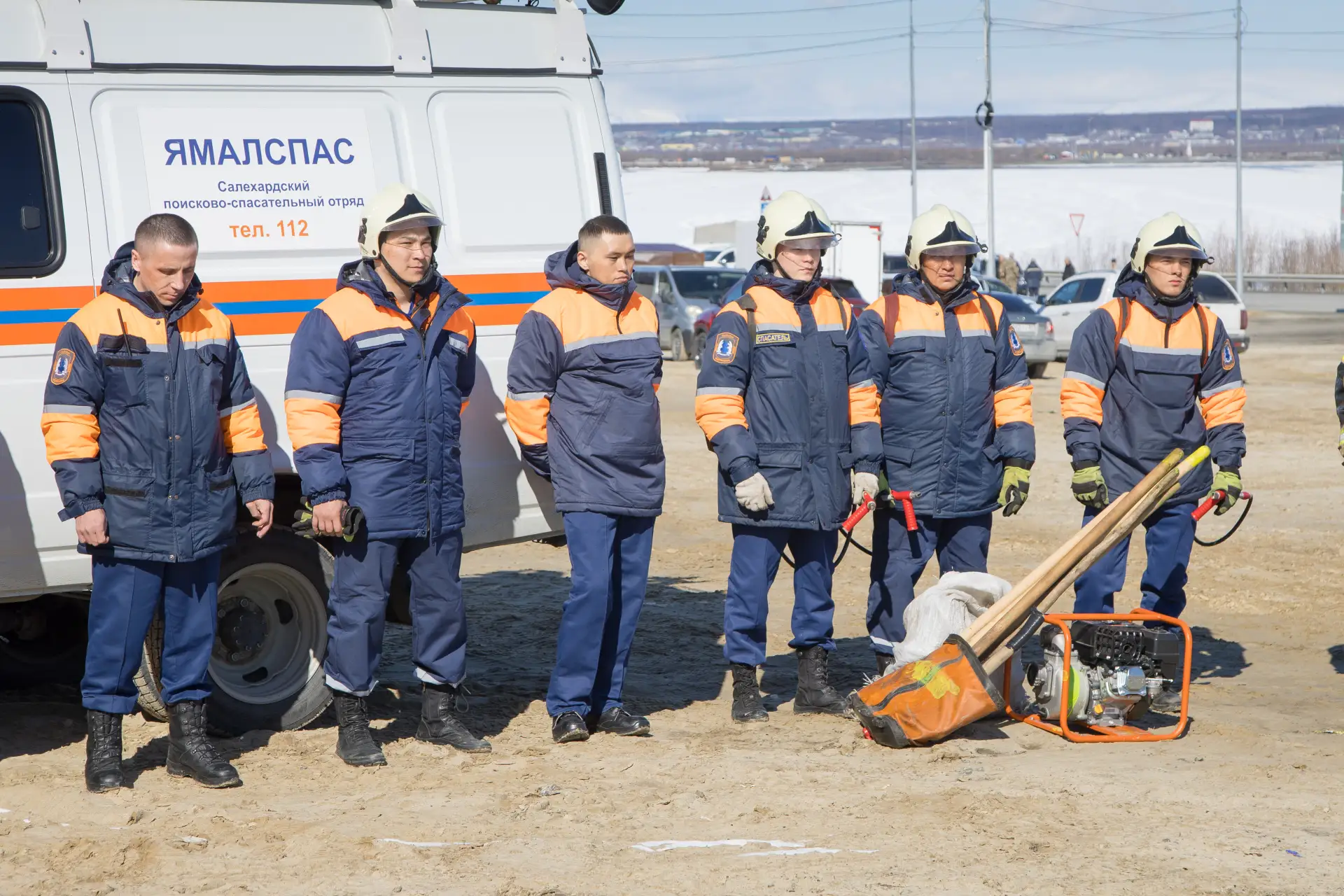 В преддверии пожароопасного сезона, который стартует на Ямале 20 мая, в Салехарде прошли учения по л