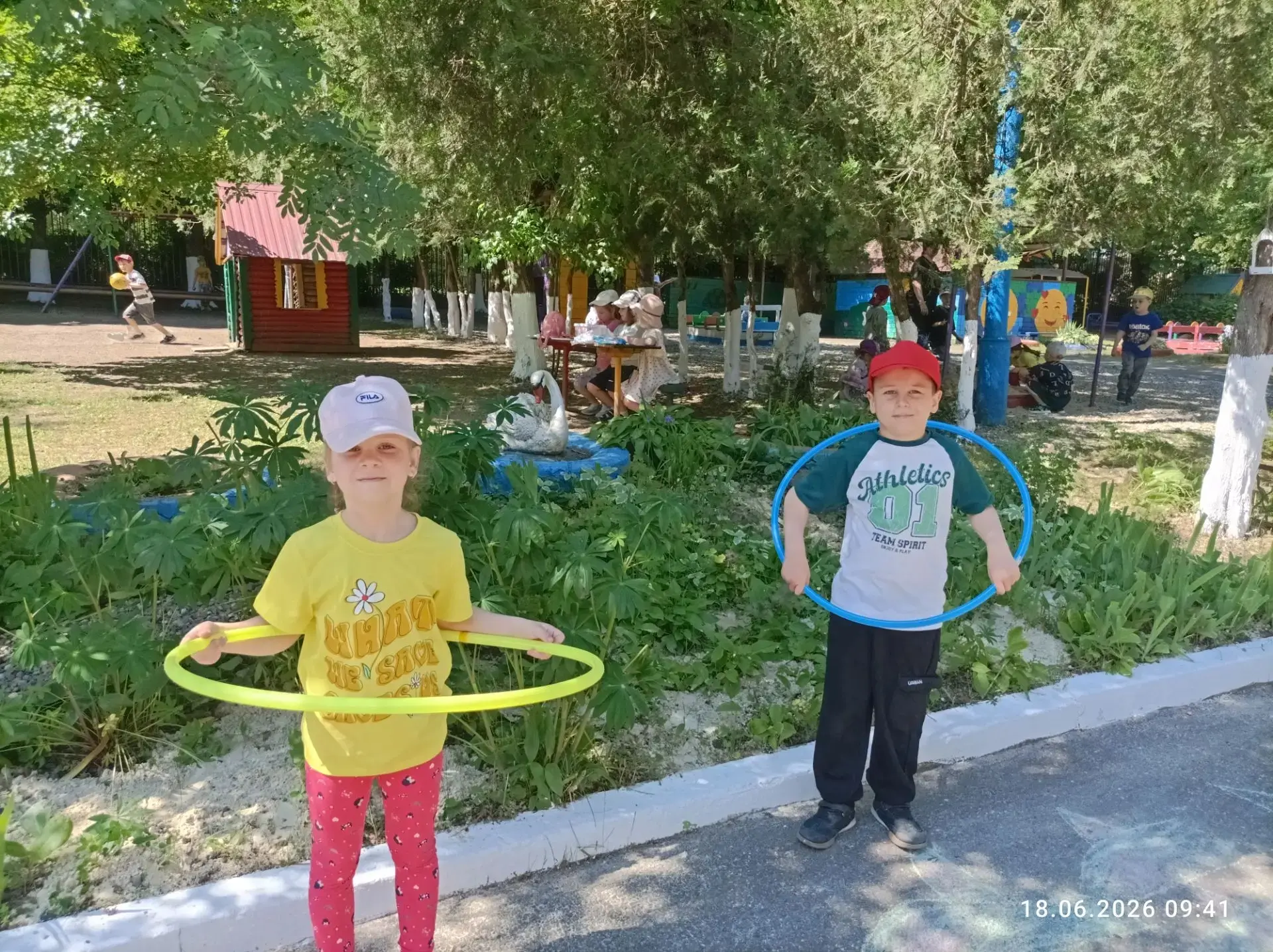Один из летних дней в детском саду!