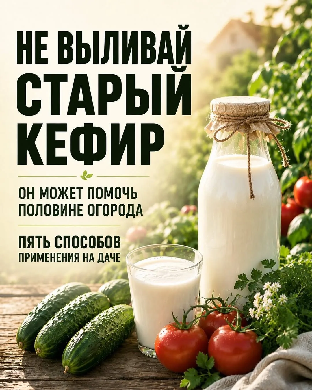 🥛Не выливайте старый кефир