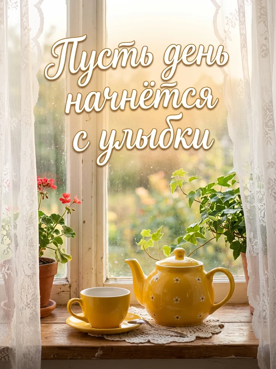 С утра улыбнёшься — и весь день пойдёт как по маслу. Проверено не раз!