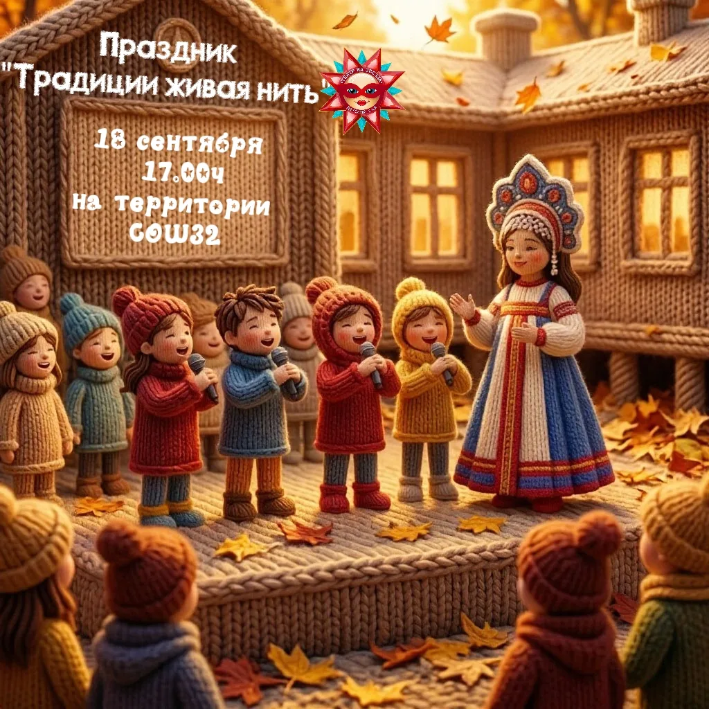 🍂 «Традиции живая нить»: большой осенний праздник для всей семьи от МАДОУ "Детский сад...