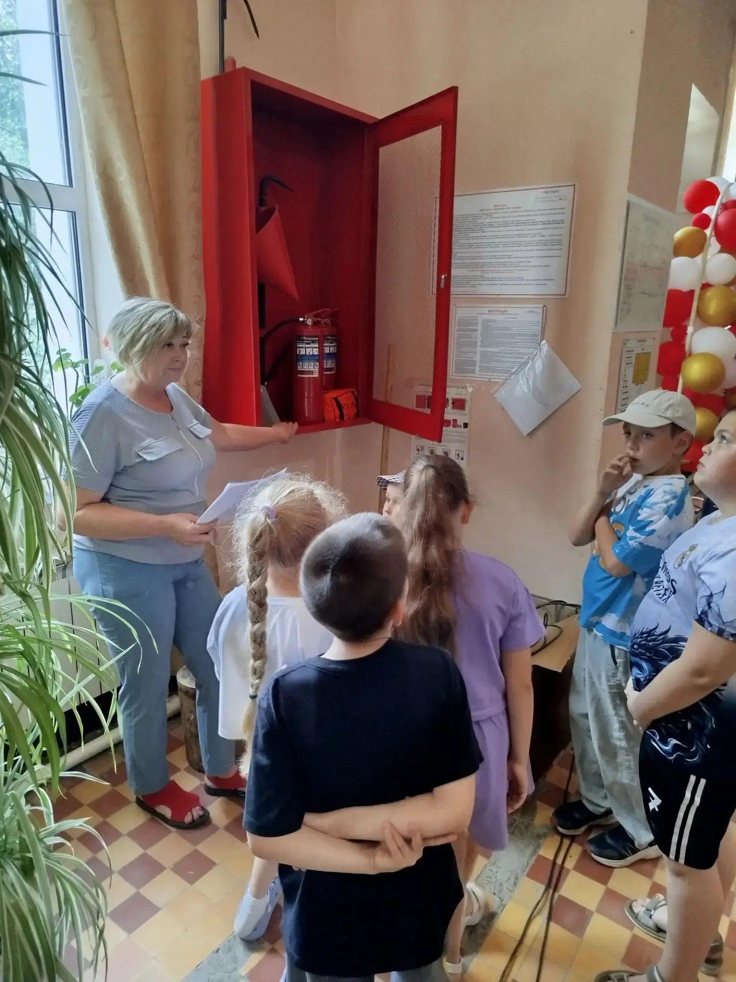 Позвательная программа " Огонь - друг и враг" под таким названием 19 июля в Аграфеновском СДК руково