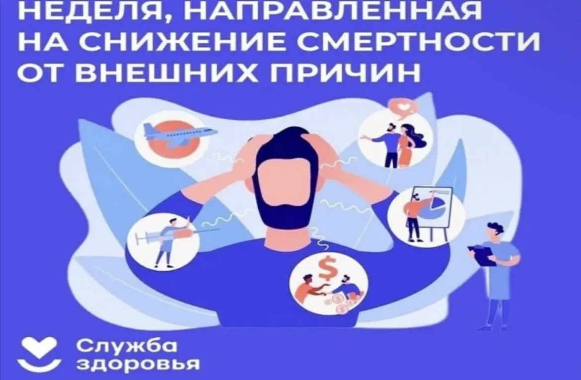 🏥 Неделя, направленная на снижение смертности от внешних причин: бережём себя и близких! 🛡️

Друзь