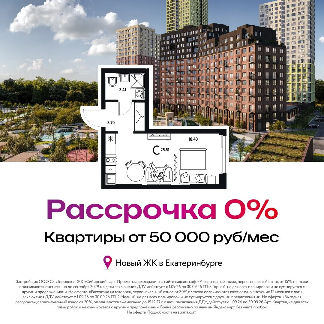 Рассрочка 0% на 3 года — без процентов и переплат