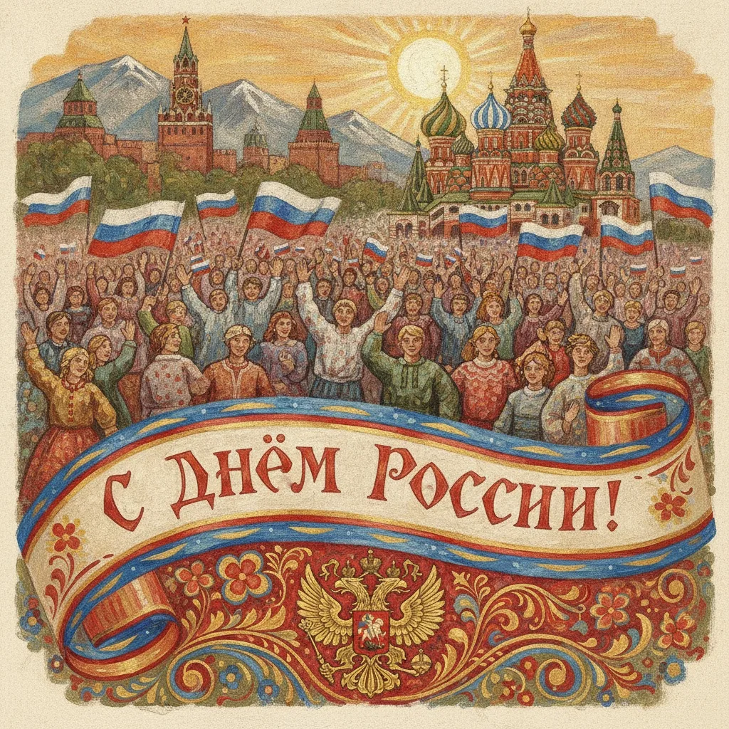 С Днём России!

В этот светлый и торжественный день хочется поздравить всех с нашим общим праздником
