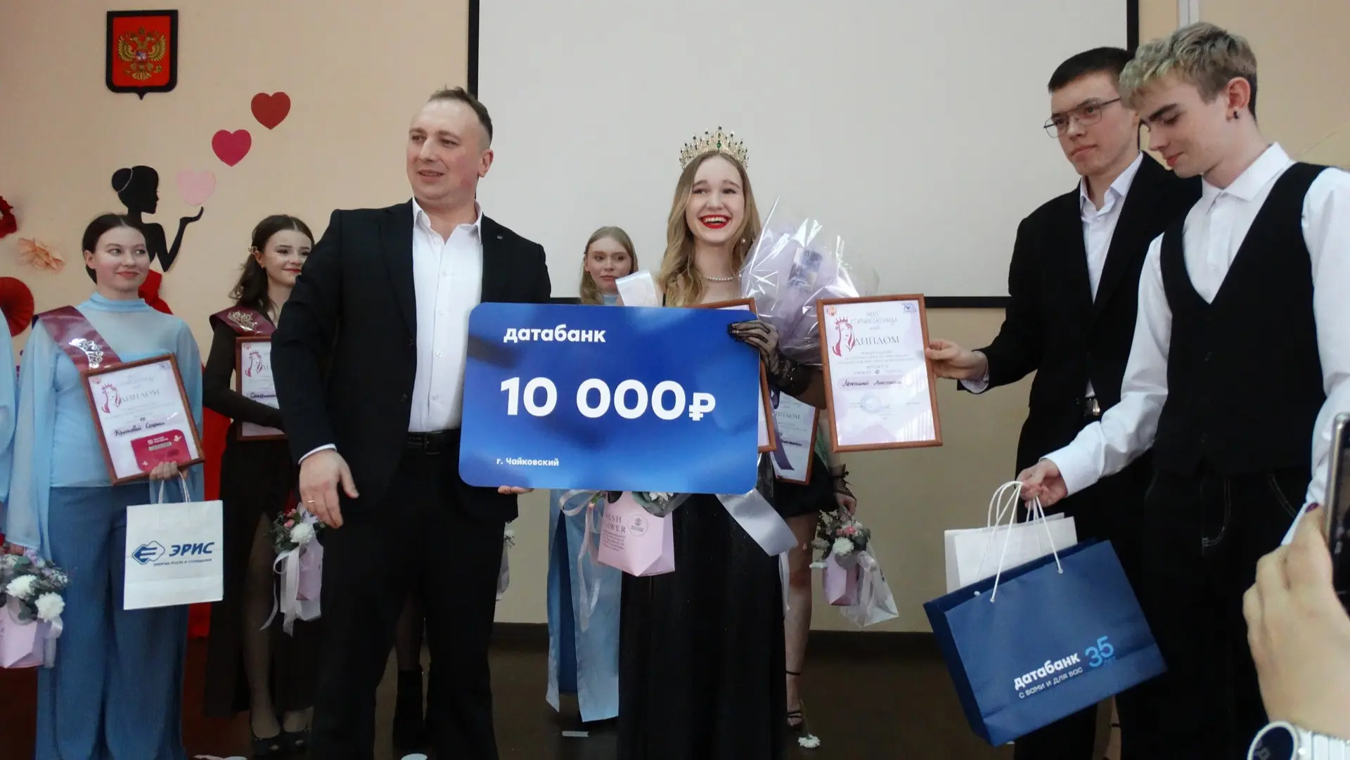 ✨ Феерия красоты и таланта: «МИСС СТАРШЕКЛАССНИЦА — 2026» зажгла новые звезды! ✨  🌹🎉🌟6 марта, в пред