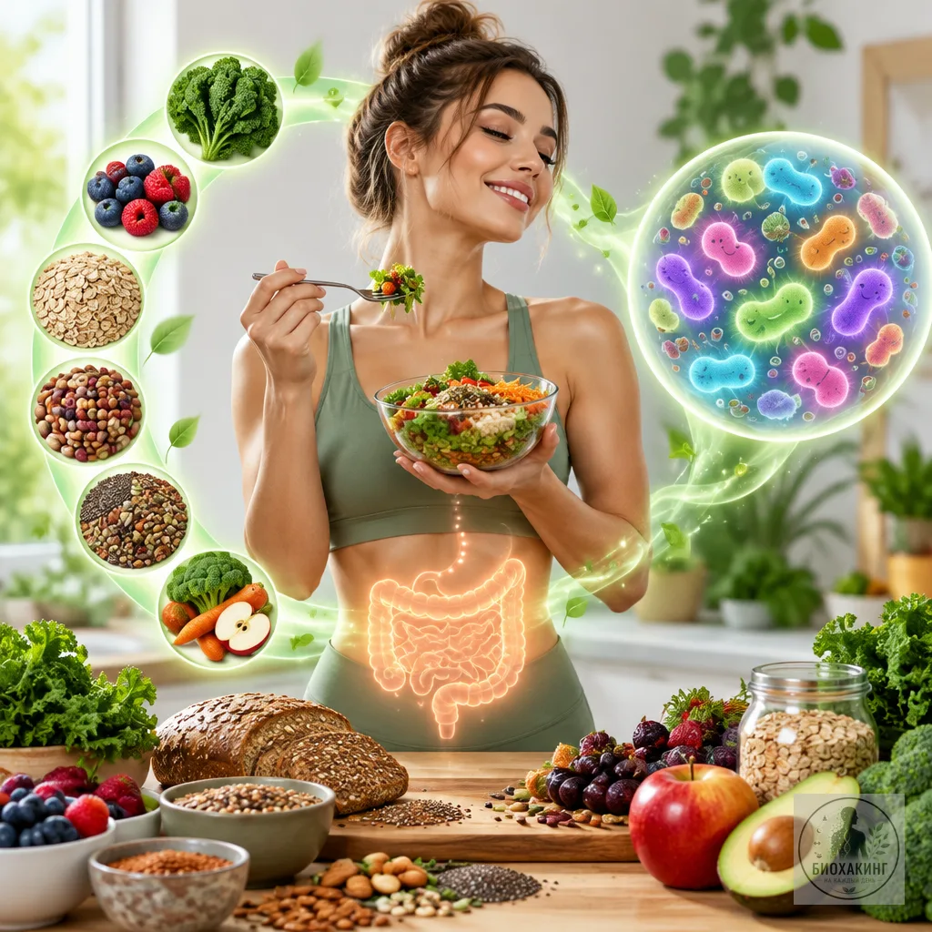 🥬 Клетчатка для микробиома — без сложных диет