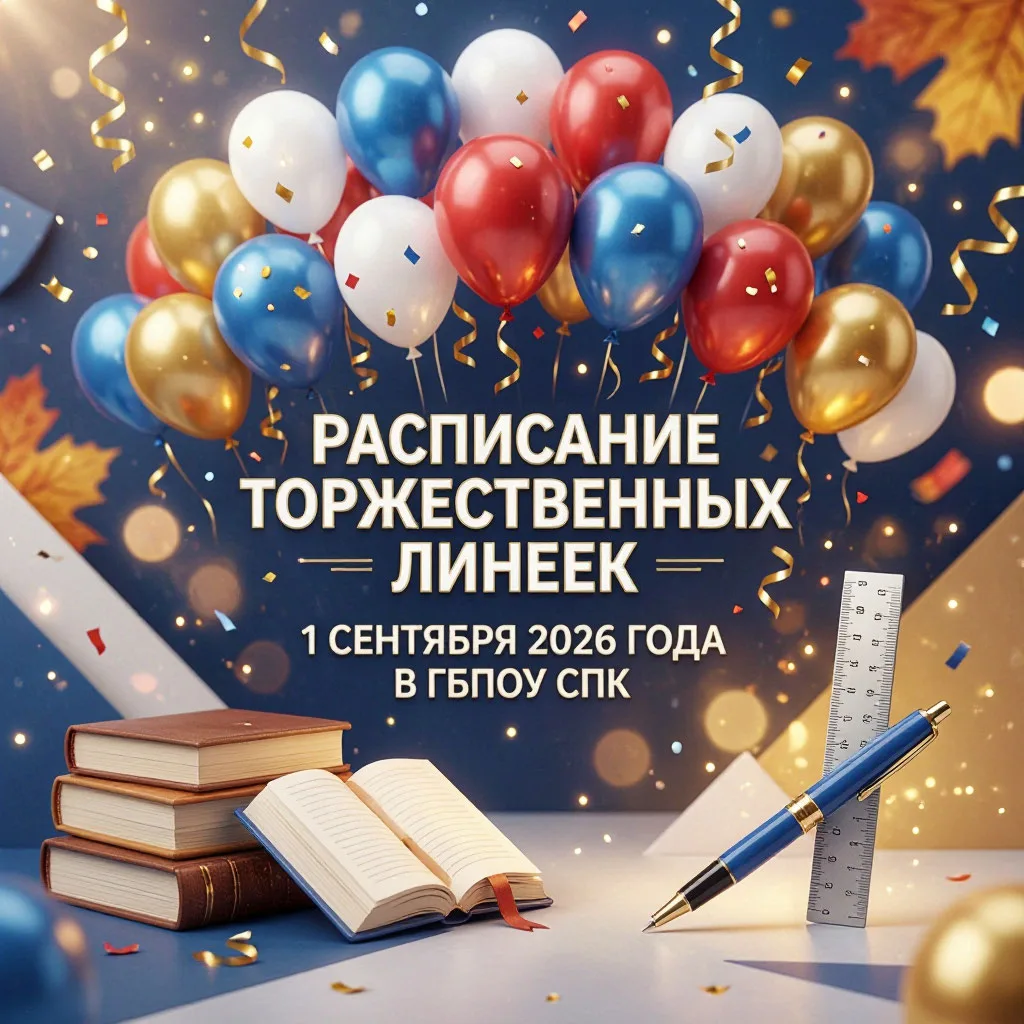 🔔Администрация ГБПОУ «СПК» приглашает   студентов 1-х курсов на торжественную линейку,...