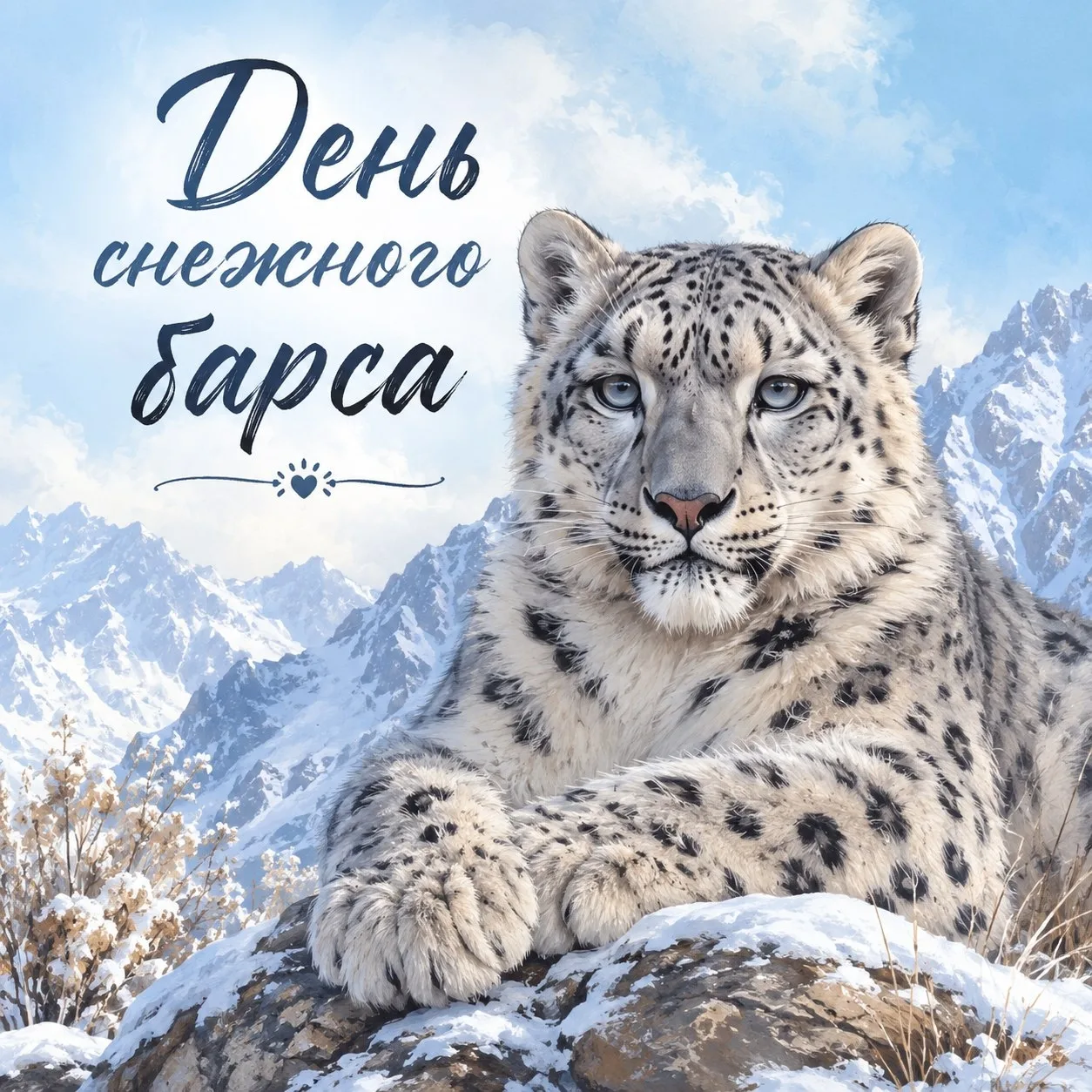 🐆✨ 26 мая — День снежного барса ✨🏔  Сегодня на Алтае отмечают День снежного барса — праздник, посвящ