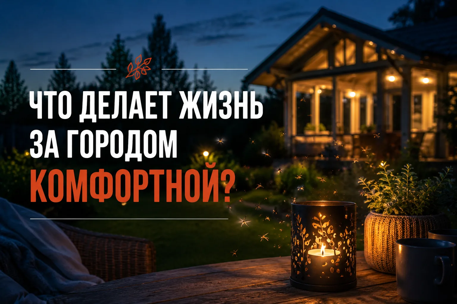 🌿 Что делает жизнь за городом по-настоящему комфортной?

У каждого будет свой ответ.

Для кого-то э