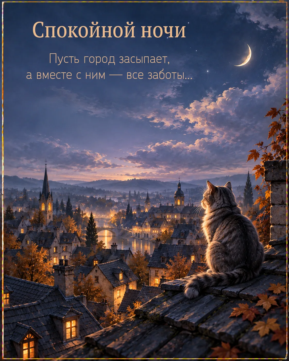 Спокойной ночи 🤍