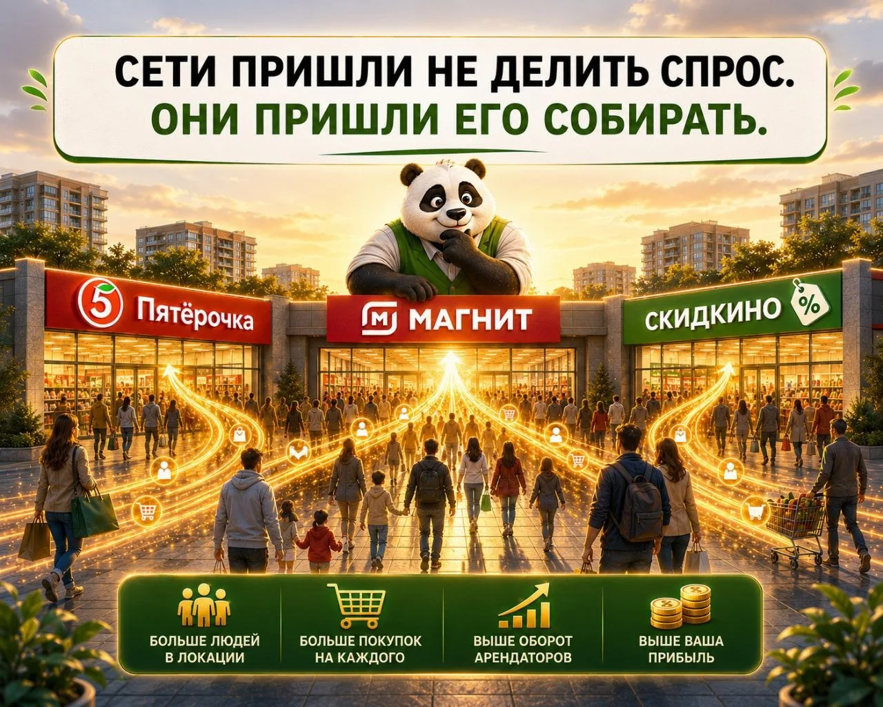 Как конкуренция НЕ убивает выручку

Существует расхожее мнение, что если по соседству с магазином от