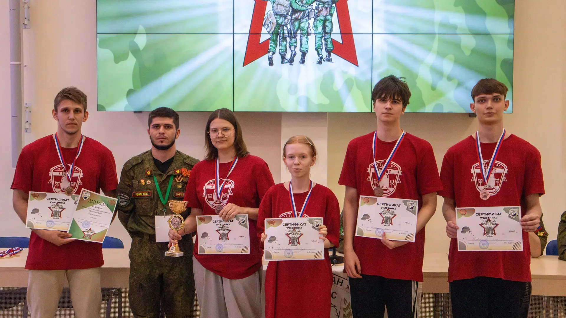 Дорога храбрых⚔️ В минувшую субботу на территории ПривГУПС прошли военно-патриотические соревнования