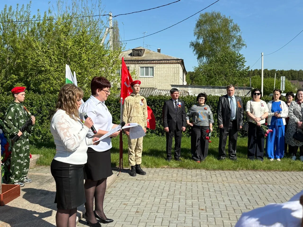 🇷🇺В селе Погорелка состоялось торжественное мероприятие, посвящённое 81-й годовщине Победы в Велик