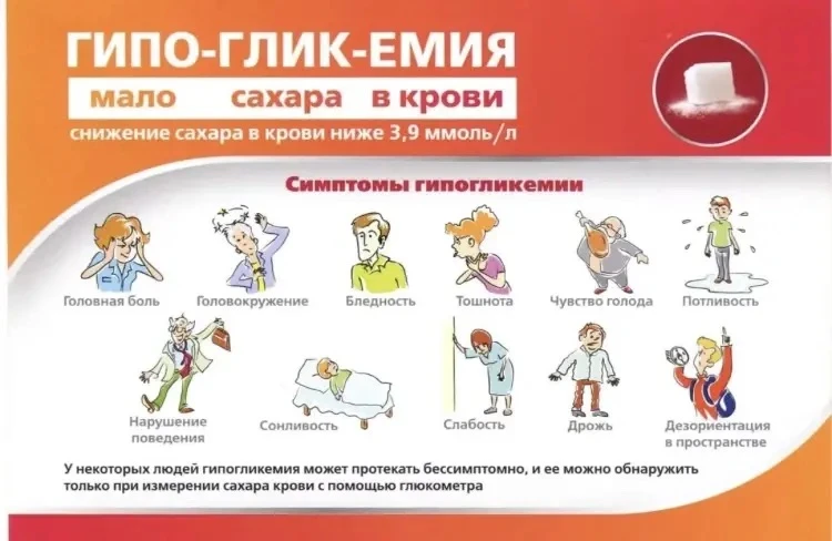 Что такое низкий сахар и при каких состояниях он снижается?