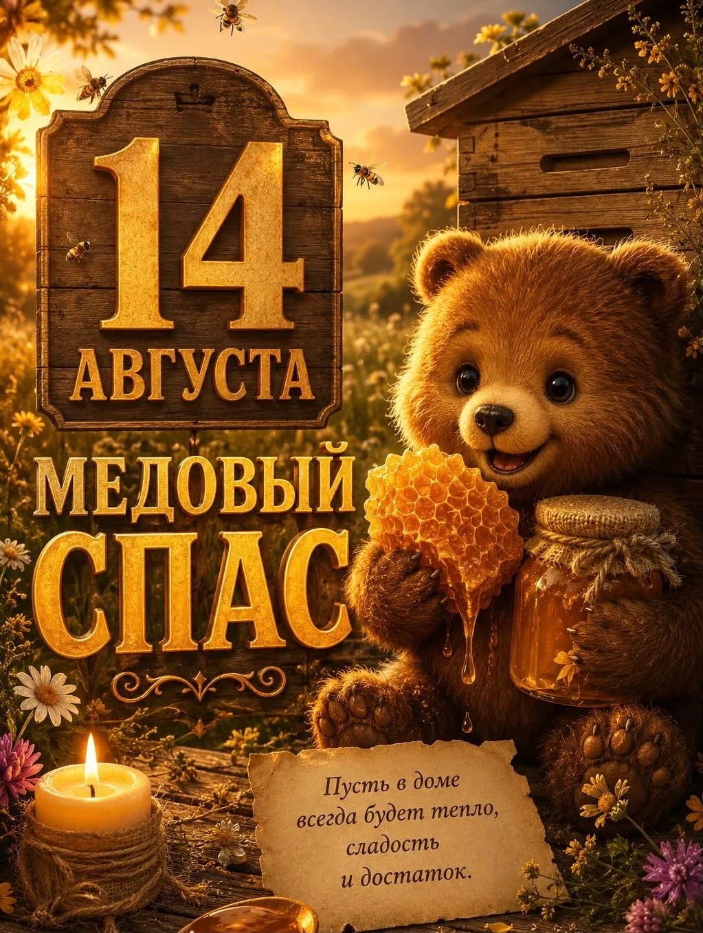🍯Поздравляем с Медовым Спасом!