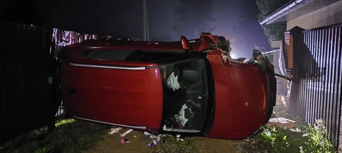 🚔🚨ДТП в деревне Песчаное: автомобиль перевернулся, водитель скрылся