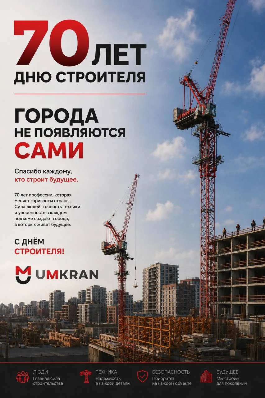 🏗️ 70 лет Дню строителя